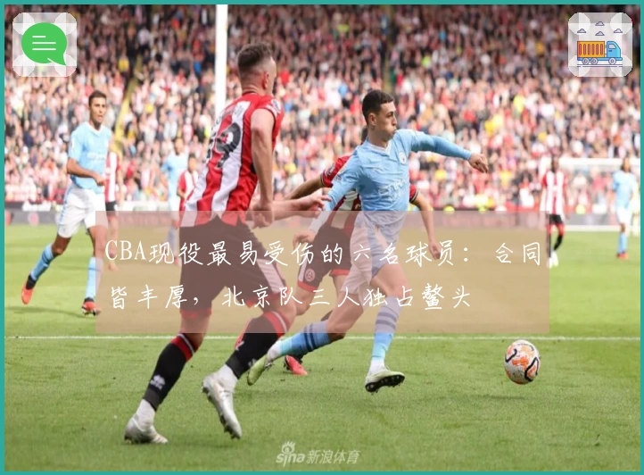 CBA现役最易受伤的六名球员：合同皆丰厚，北京队三人独占鳌头